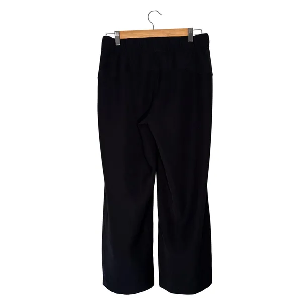 Lululemon On the Fly Wide Leg Pant Women 6 Black Excellent Drawstring‎ High Rise - Image 3