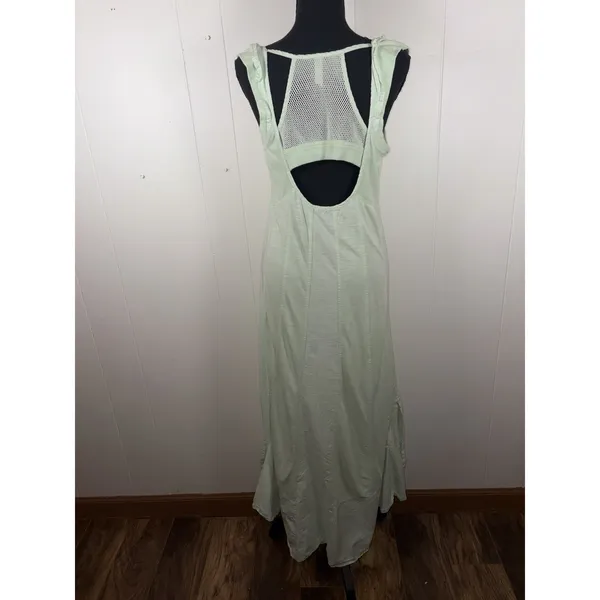 Anthropologie‎ Daily Practice Back Detail Green Maxi Dress Size S - Image 3