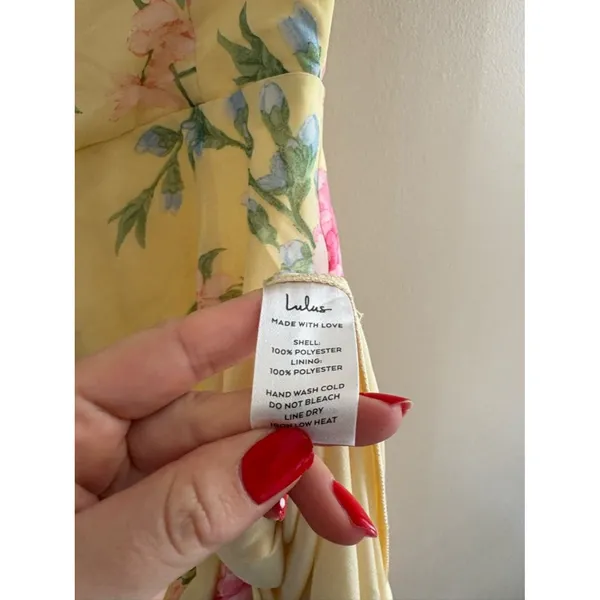 Lulus Remarkable Arrival Yellow Floral Sleeveless Maxi Dress Size XS Feminine - Image 11