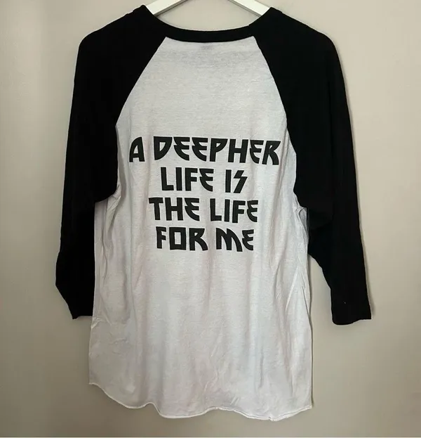 Tultex Delta Phi Epsilon Baseball Tee 3/4 Sleeve Pirate Skull Graphic DPhiE Casual - Image 5
