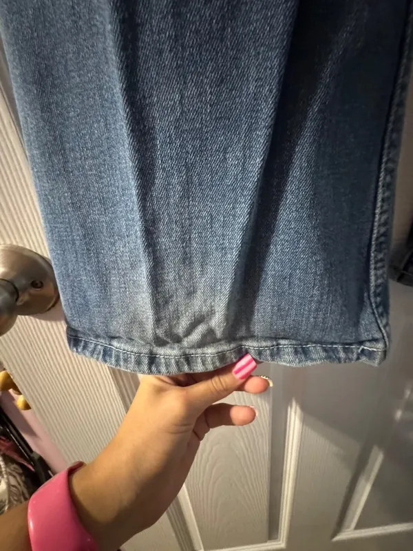 Wrangler Flare Leg Jeans Medium Wash Size 3x34 - Image 3