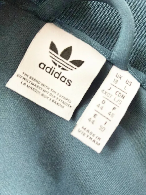Adidas Originals Superstar Classic Track Jacket 90s Y2K - Large - Dark Steel - Image 7