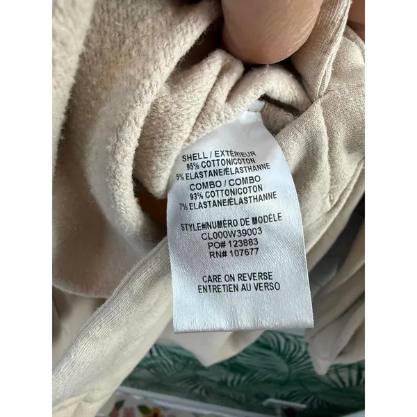 alice + olivia Classic Tan Cotton Blend Side Hem Split Sweatshirt - Size - Small - Image 6