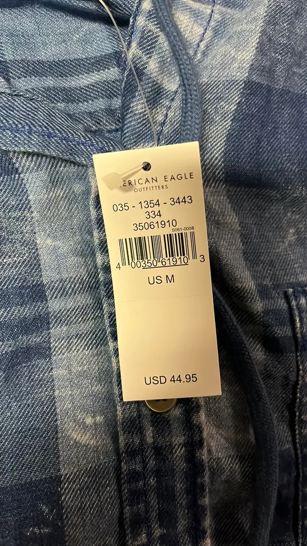 American Eagle Outfitters Crop Flannel NWT - Image 4