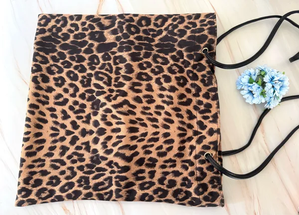Leopard Print Shoulder Bag Brown - Image 3