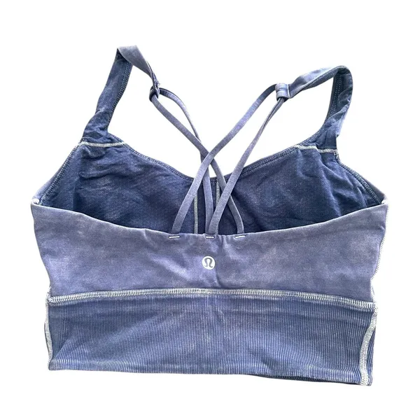 LULULEMON Free To Be Sports Bra Midnight‎ Orchid Sz 6 - Image 3