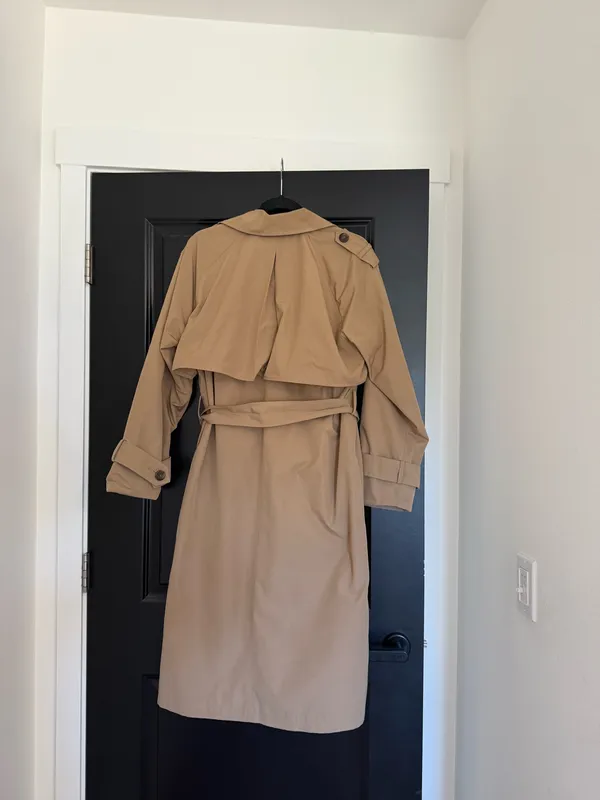 Abercrombie & Fitch camel classic trench coat - Image 10