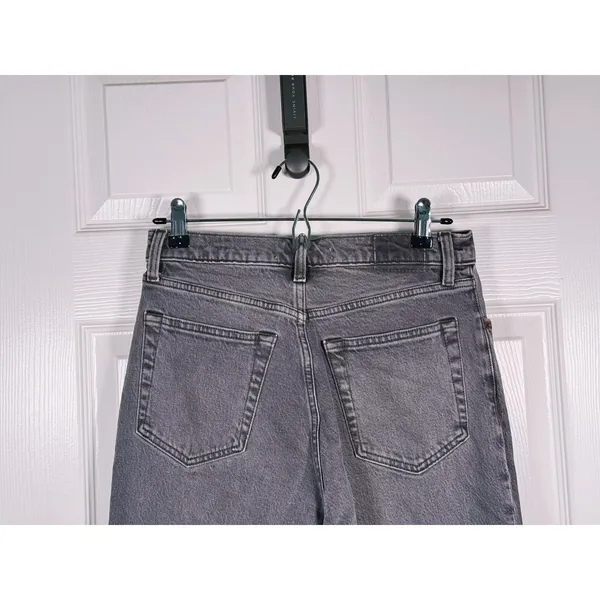 Abercrombie 90s Straight Ultra High Rise Jeans Size 27 (4) Gray Y2K Retro Casual - Image 6