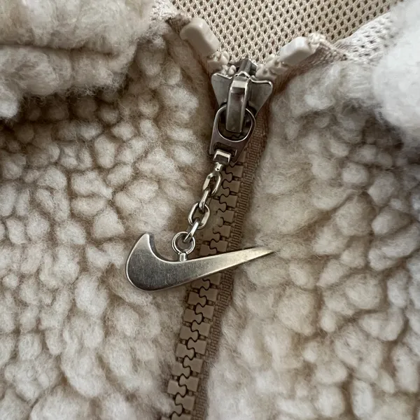 EUC Sportswear Swoosh Full Zip Jacket Sail Off White - Image 6