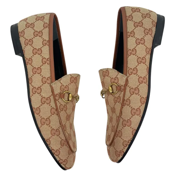 Gucci Jordaan GG Monogram Horsebit Loafer Ruggine Rust Size 40.5 - Image 8