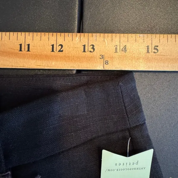 NWT Anthropologie Elevenses Black "Brighton" Flare Trousers, MSRP $118, Size 4 - Image 7