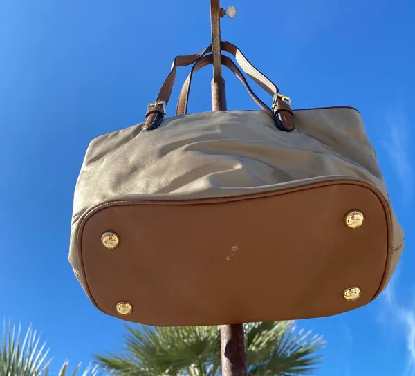 Michael Kors Tan Biege  Purse - Image 4