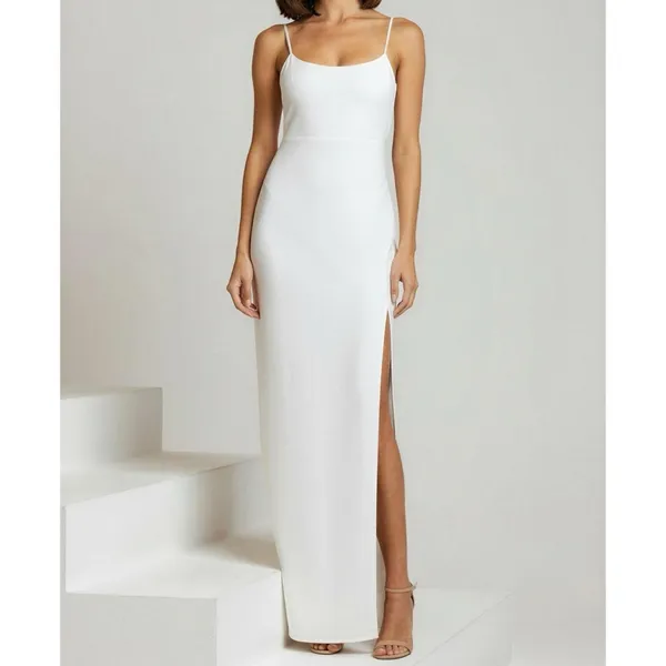 LOVERS + FRIENDS Karma Maxi Dress, White, Medium - Image 3