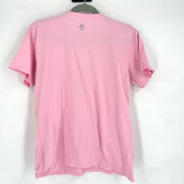 Life is Good Women's SS Wedding United We Ride Beide Groom T-Shirt Pink Medium‎ - Image 5
