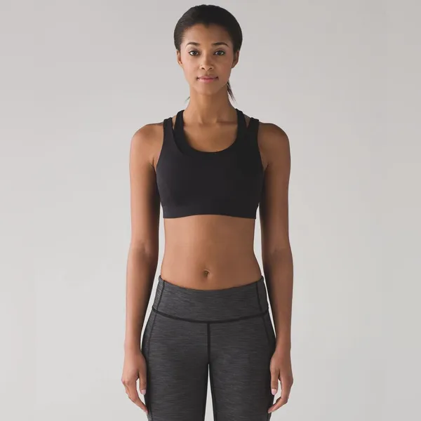 Lululemon Glide & Stride Bra Black Size 4 Luxtreme Adjustable - Image 4