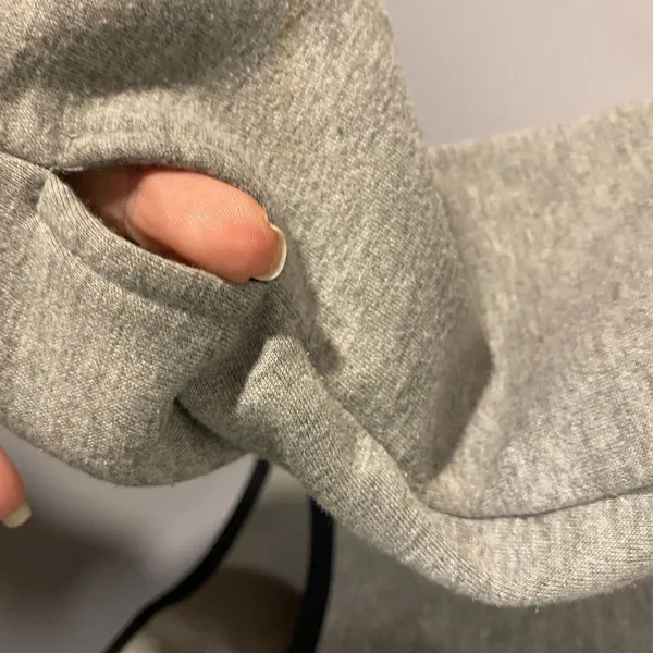 C9 By Champion Gray Victory Fleece Cowl Neck Pullover Sweatshirt Women Sz XS - Image 6