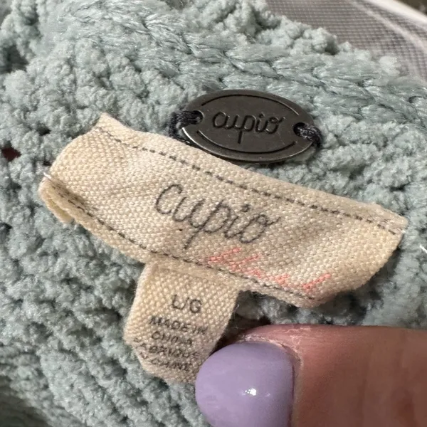 Cupio‎ teal sweater large - Image 6