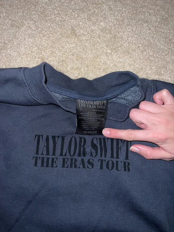 Taylor Swift Blue Crewneck Eras Tour - Image 3
