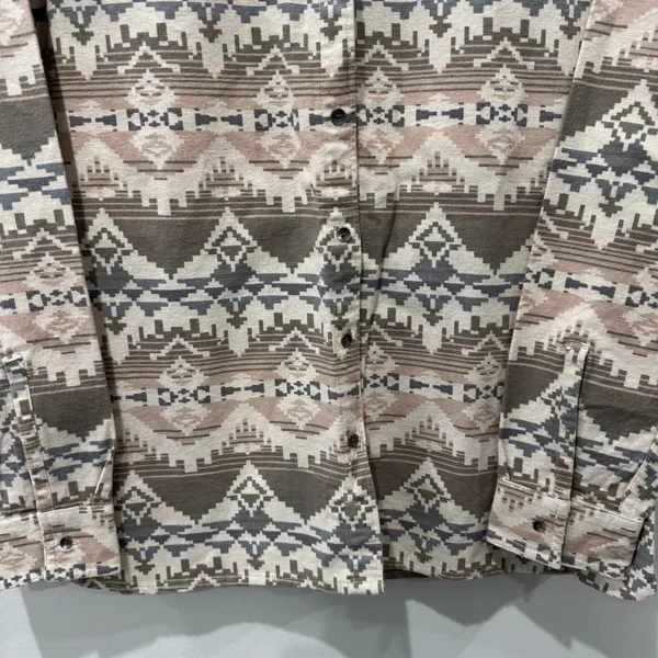 Woolrich Size M Printed‎ Keystone Flannel 100% Cotton - Image 4