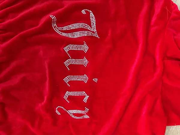 Juicy Couture Red Velour Set - Image 5