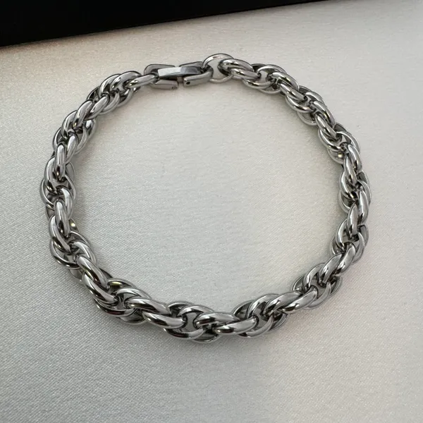 Twist Link Chain Bracelet for Men Women,Streetwear Punk Hip Hop Unisex Style - Image 4