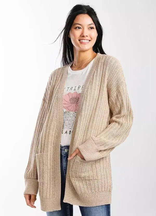 Daytrip Ribbed Cardigan Sweater - Image 7