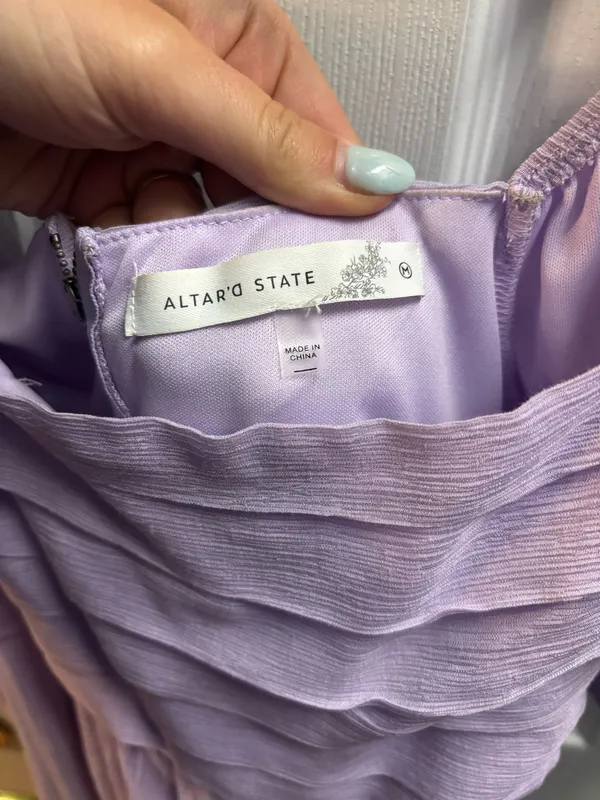 Light Purple Altar'd State Mini Dress - Image 3