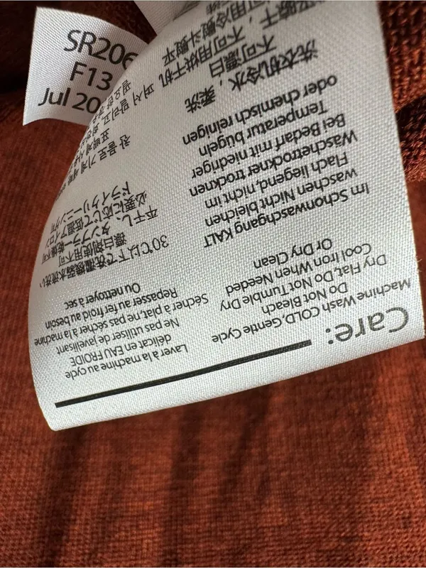 Smartwool Front Range Merino Wool Knit Sweater Cinnamon Heather Large NEW READ - Image 10