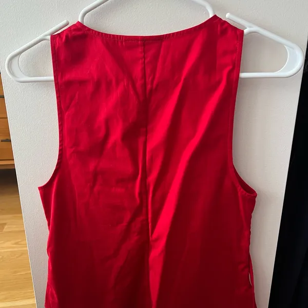 Reformation Meg Top in Lipstick - Image 7