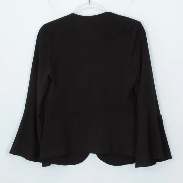 Alex & Olivia Bell Sleeve Black Blazer Women's Size Small‎ - Image 6