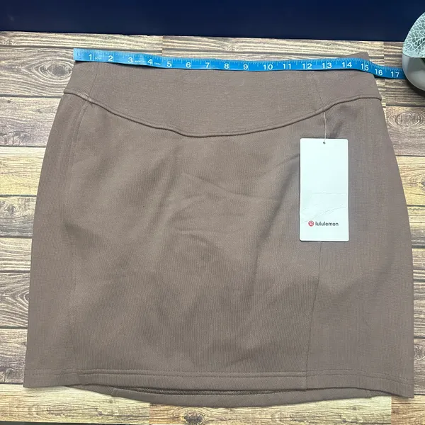 Lululemon Scuba High Rise Mini Skirt NWT Size Large (TPTC) LW8ALSS - Image 5
