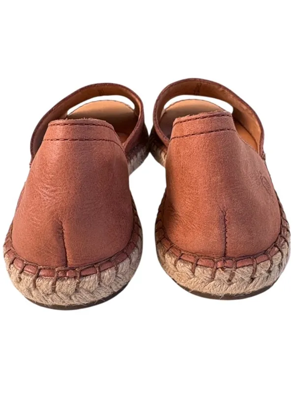 EUC Born Leather Espadrille Sandals Brown Size 7 - Image 6