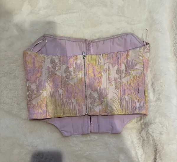 Cotton Candy LA Corset Top Crop - Image 9
