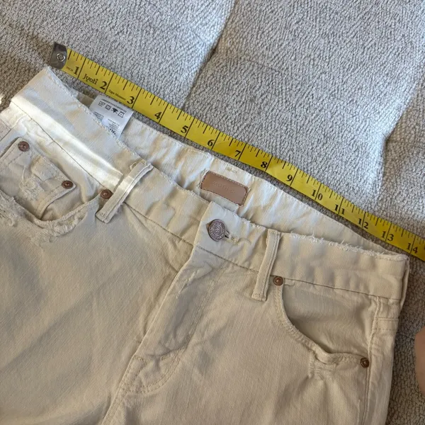 MOTHER‎ DENIM The Looker Cream For A Day Jeans Size 26 - Image 9