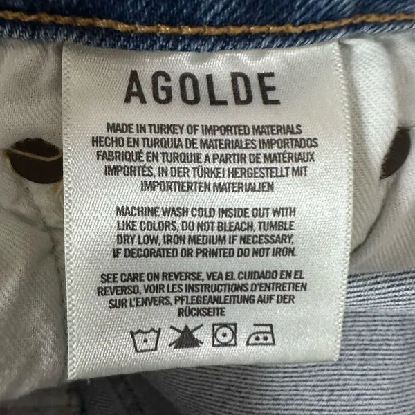 Agolde Sophie Jeans Distressed Size 28 - Image 5