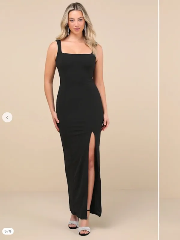 LULU's Sexy Wedding Chic Modern Minimalist Mermaid Trumpet Gown - Image 6