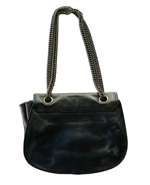 Madewell 1937 Leather Purse Handbag Grey Flap Crossbody Shoulder - Image 6