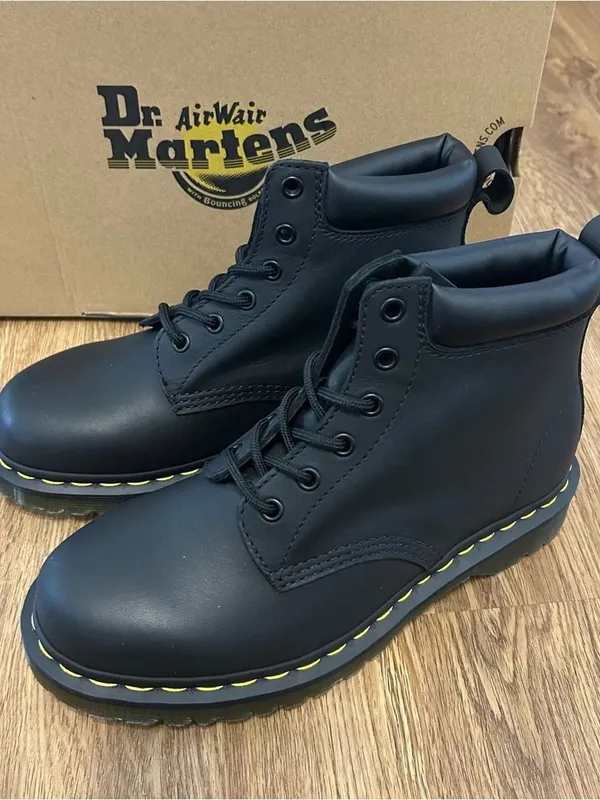 DR MARTENS 939 Ben black leather lace up boots shoes women’s 9 new - Image 2