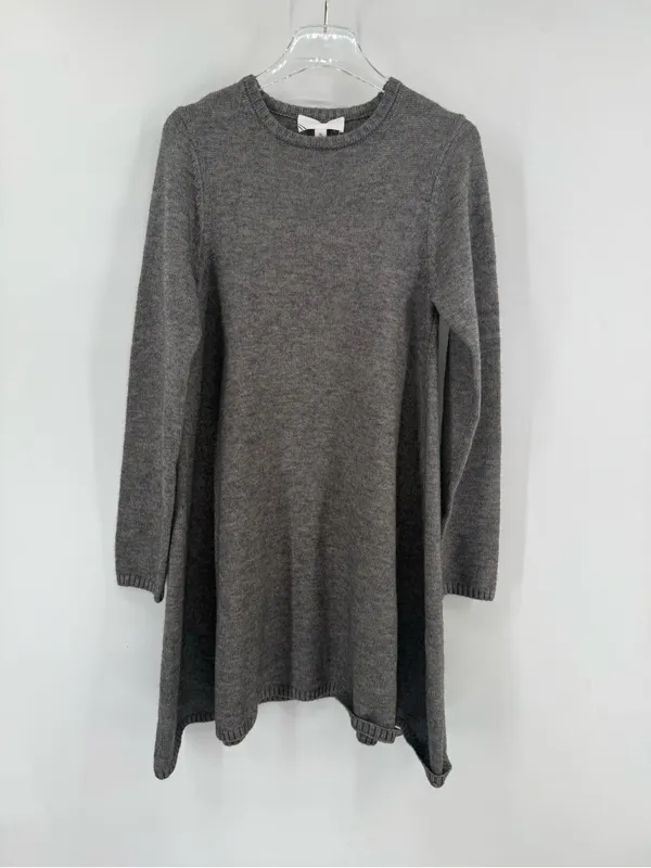 Tuckernuck Pomander Place Maia Gray Knit Swing Sweater Dress‎ Sz xl - Image 2