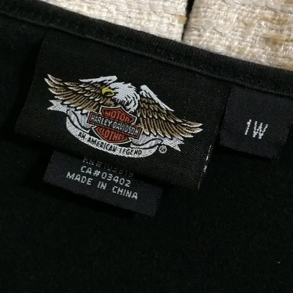 Harley-Davidson Black Short Sleeve Bling T-Shirt - 18-20 - Image 3