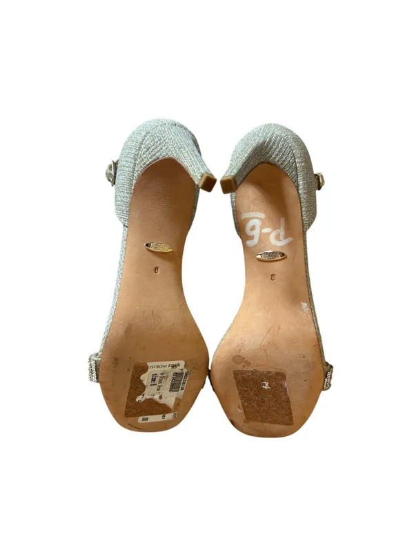 Badgley Mischka Collection Urina Heeled Sandal Platinum Womens Size 9 - Image 11