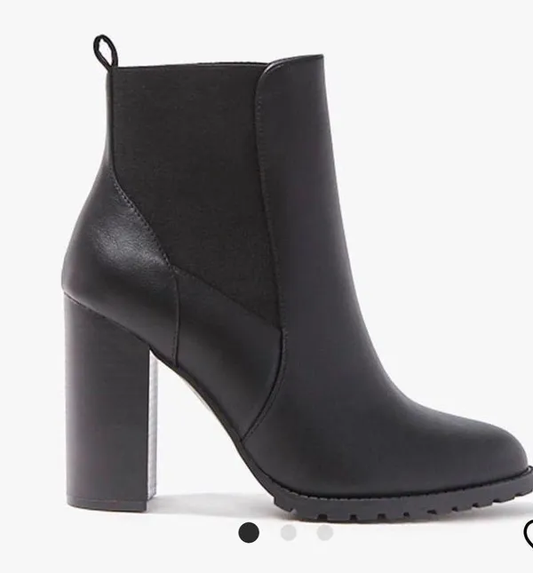 Forever 21 Faux Leather Ankle Boots - Image 3
