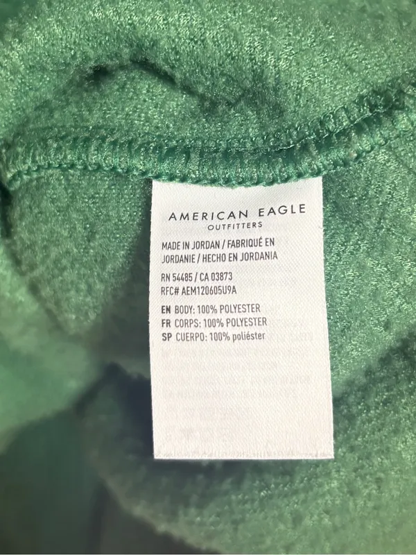 American eagle green Sherpa Shacket size medium - Image 6