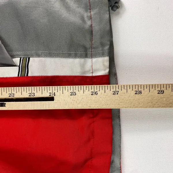 Vintage The North Face Jacket Womens XL Summit Series HyVent Red Gray‎ Hooded - Image 14