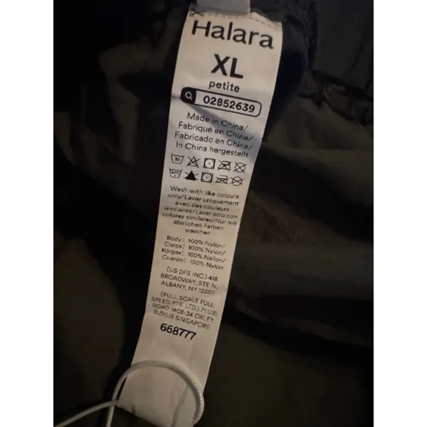 New Halara Women's XL Mid Rise Button Zipper Side Pocket Wide Leg Cargo Pants - Image 10