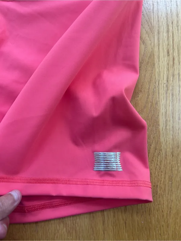 NWT Savage X Fenty Sport High Rise Bike Shorts Coral Pink XL Activewear Rihanna - Image 8