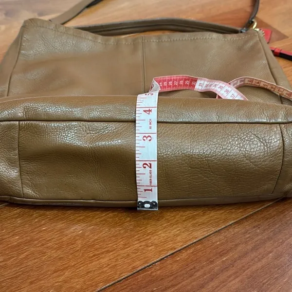 Coach British Tan Leather Hobo‎ Adj. Strap 2 Way Shoulder Zip Close - Image 15