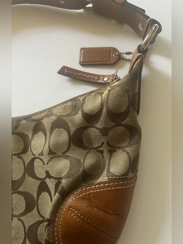 Vtg Coach Hamptons Shoulder Bag - Image 3