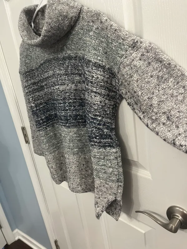 J. Jill Size Medium Cowl Neck 3/4 Sleeve Sweater - Image 5