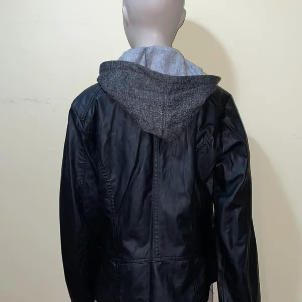Women’s Wet Seal Leather Jacket - Image 3